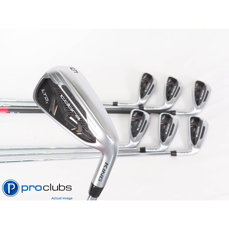 Nice Cobra KING LTDx 5-PW,GW IRON SET – KBS Tour 90 Regular Flex Steel 448497