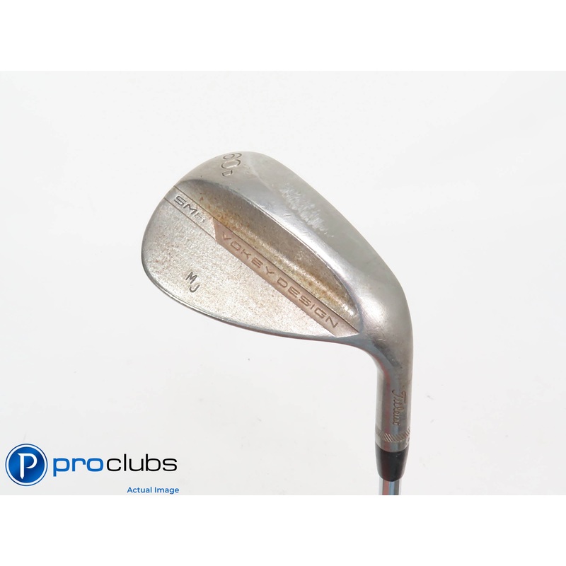 Nice Tour Issue Titleist Vokey SM8 RAW 60* WEDGE D-Grind – DG Stiff Flex 414223
