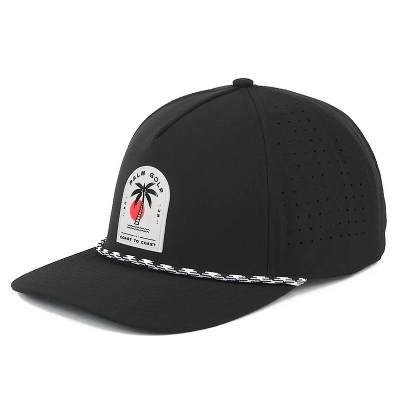 Palm Golf Coast to Coast Snapback Golf Cap Black – SS24 Men