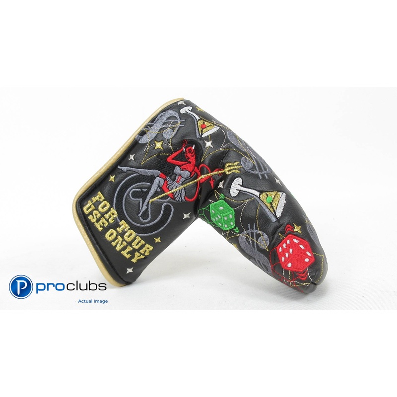 SCOTTY CAMERON TOUR ONLY 2015 LAS VEGAS RED DEVIL BLADE PUTTER HEADCOVER