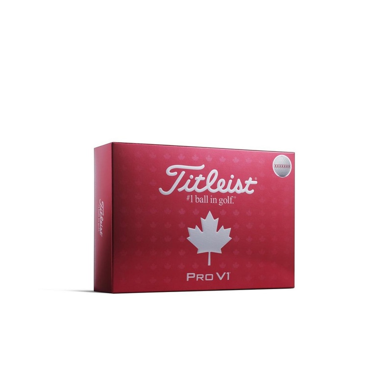 Titleist Pro V1 Golf Balls – Canada Flag