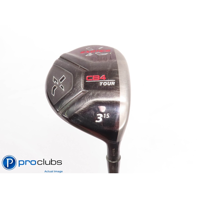 Tour Edge Exotics CB4 Tour 15* 3 WOOD – Aldila Rogue MAX 75 Stiff Flex 437589