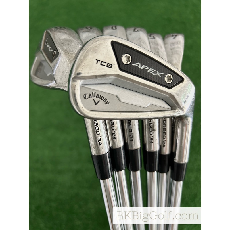 Callaway Apex TCB 24 Raw Limited Edition Forged Iron Set 4-P / KBS $-Taper 130 Extra Stiff +1/2