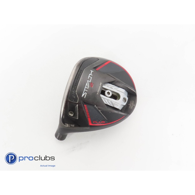 Left Handed TaylorMade Stealth 2 Plus+ 15* 3 Wood – Head Only – L/H – 377307
