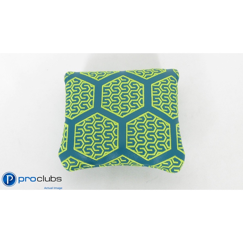 NEW BETTINARDI CHAIN HEX GREEN MALLET PUTTER HEADCOVER #344317