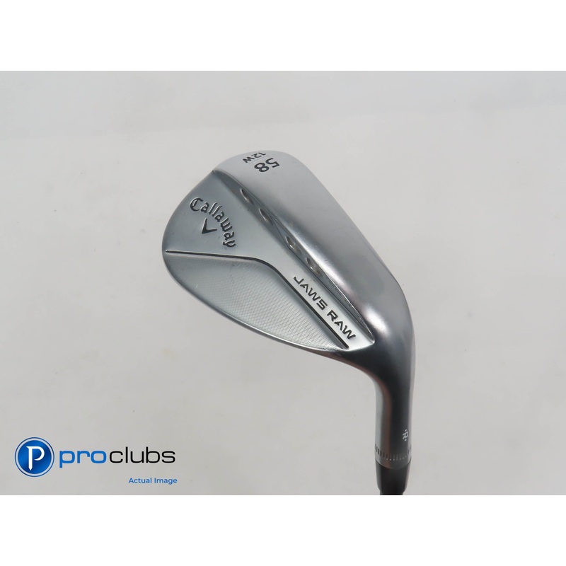 Nice Callaway JAWS RAW 58*(12*) WEDGE W-Grind – Catalyst Stiff Flex Graph 384414