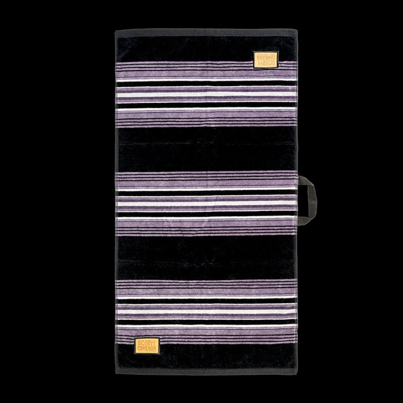 Scotty Cameron Mojave Stripe Towel Black/Grey