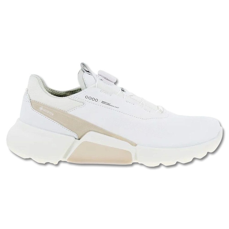 ECCO BIOM H4 BOA Spikeless Golf Shoes White/Gravel – SS23 Men