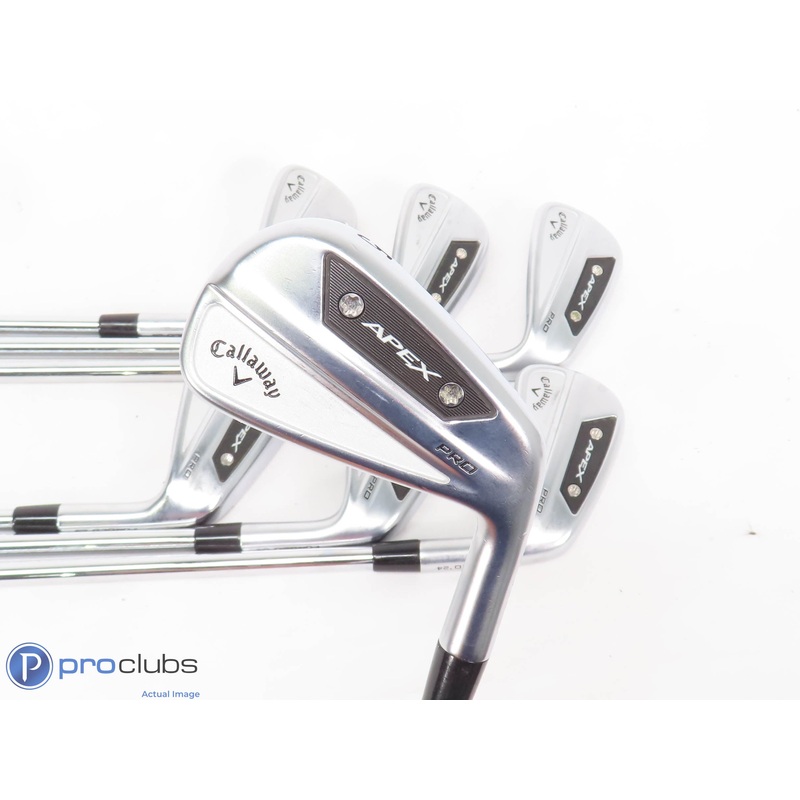 Nice Callaway 24 APEX PRO 5-PW,AW IRON SET Zelos Regular Flex Steel -1/2″ 440126
