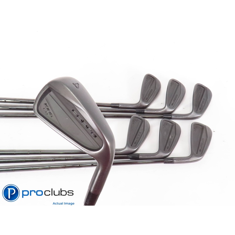 Nice Cobra ’23 KING CB Black 4-PW IRON SET – KBS VTen 130 TX-Flex +3/4 439259
