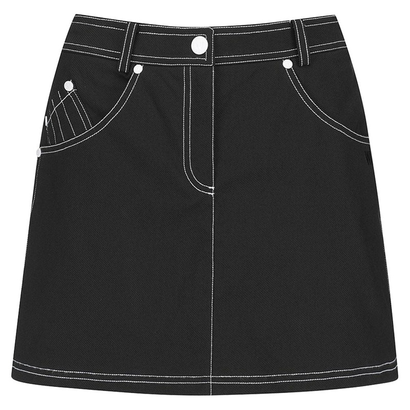 WAAC Essential Golf Skort Black – SS23 Women