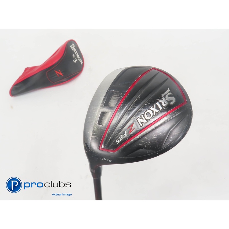 Left Handed Srixon ZF85 15* 3 Wood w/HC – HZRDUS 62g 5.5 Regular Flex – 395165