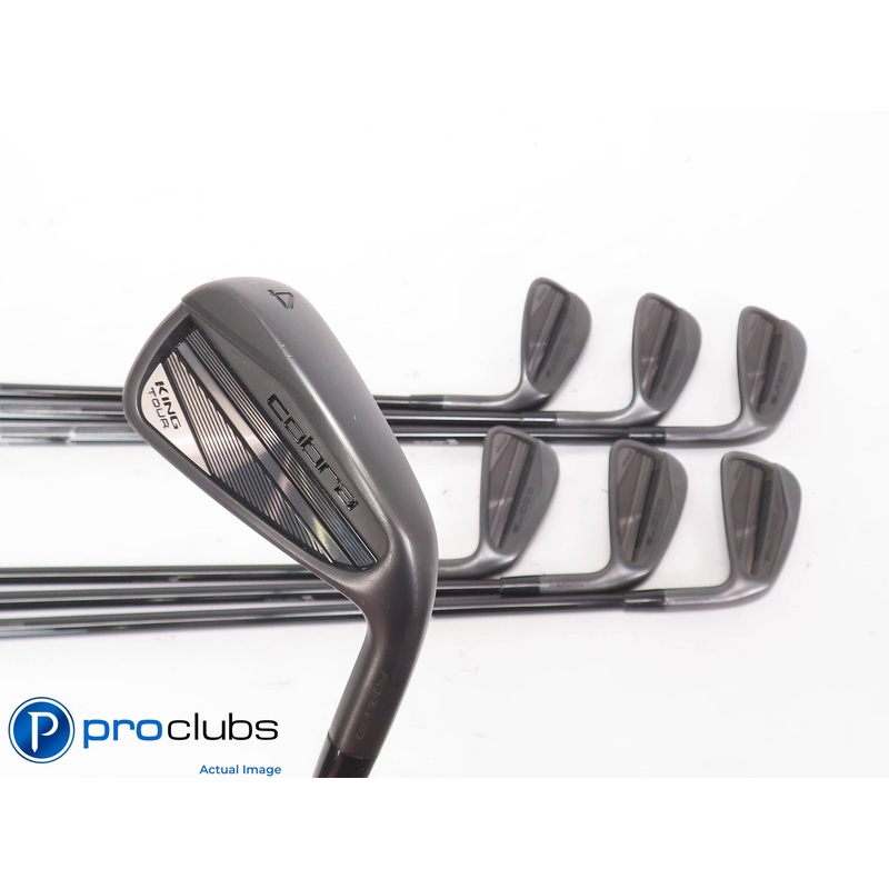 Nice Cobra ’23 KING TOUR Black 4-PW IRON SET – MMT Stiff Flex Graph -1/2″ 446667