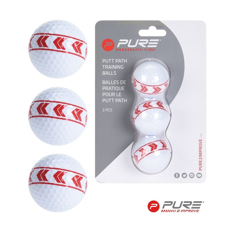 Pure 2 Improve Align Golf Balls – Pack Of 3