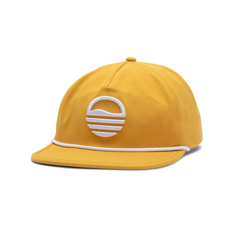 Sunday Golf Sundaze Crushable Rope Hat | Mustard