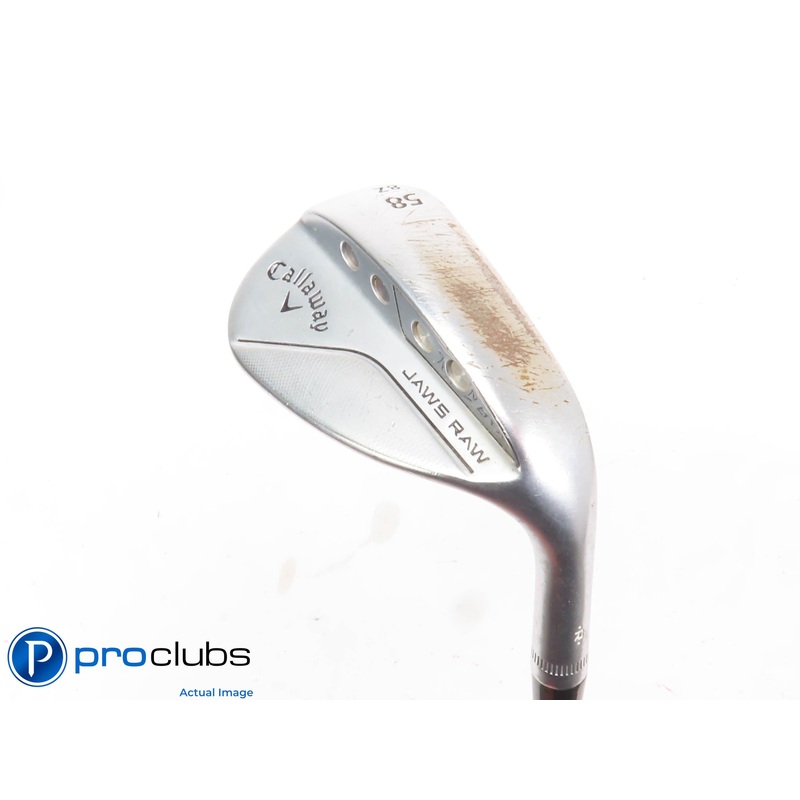 Callaway JAWS RAW 58*(8*) Wedge Z-Grind – DG Tour Issue X100 Extra Stiff #435692