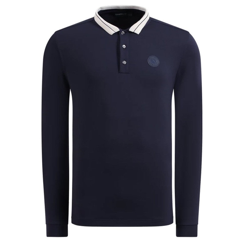 Chervo Affranto Longsleeve Golf Polo Blue – FW24 Men