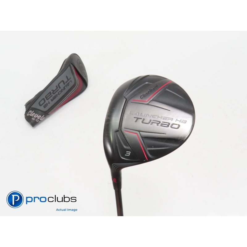 Left Handed Cleveland Launcher HB Turbo 15* 3 Wood w/HC- Miyazaki Ladies #414031
