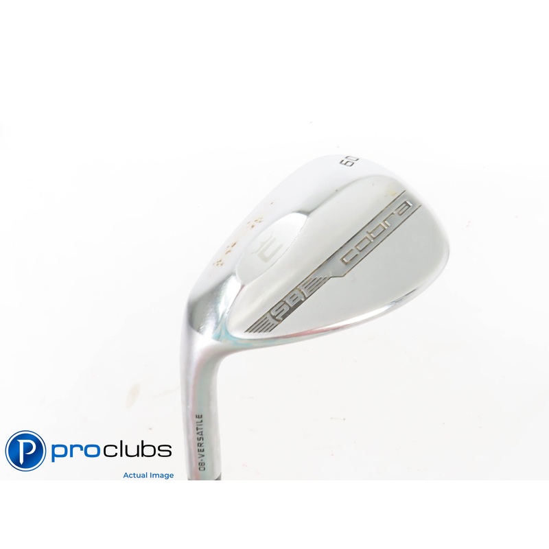 Left Handed Cobra SB Chrome 60*(8*) WEDGE V-Grind – KBS 125 Stiff Flex 431501