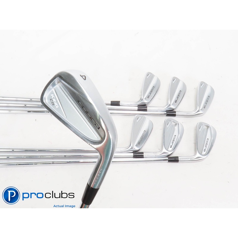 Nice Cobra ’23 KING CB/MB 4-PW Combo IRON SET KBS $Taper 130 X-Flex Steel 422210