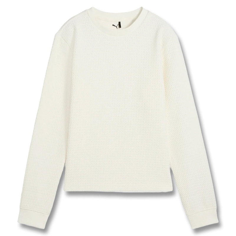 PUMA Boulder Crew Golf Sweater Warm White – SS25 Women