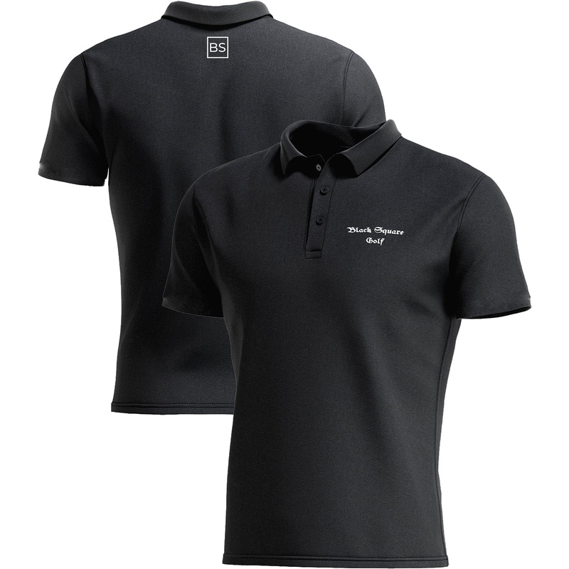 Black Square Golf Men’s Sport Golf Polo