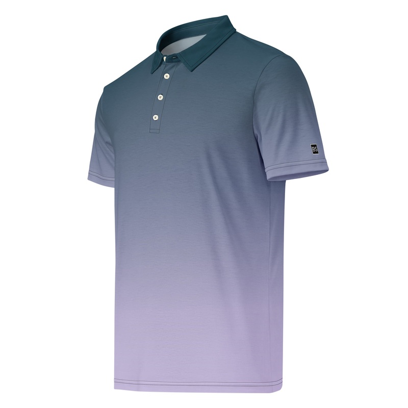 Black Square Golf Midnight Slim Fit Golf Polo