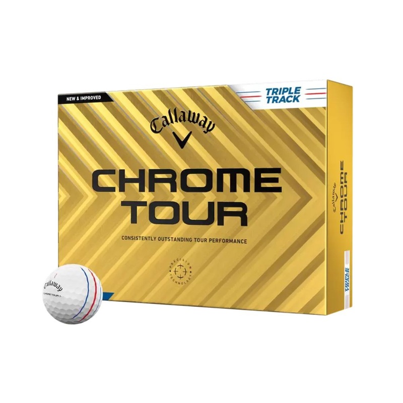 Callaway Chrome Tour Triple Track 24 White – 1 Dozen