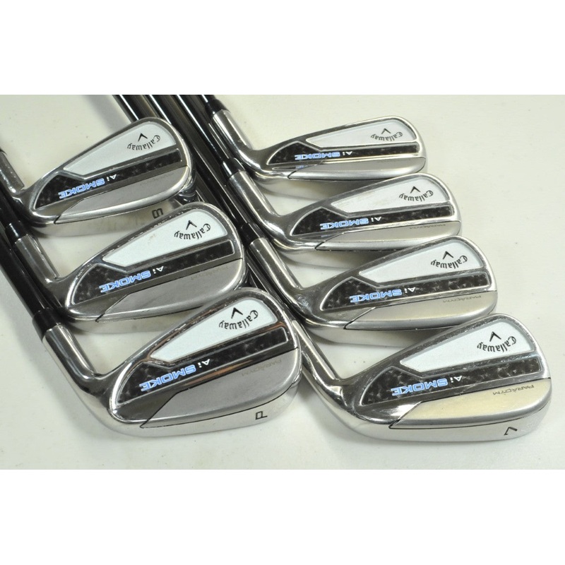 Callaway Paradym Ai Smoke 4-PW Iron Set Stiff Right Tensei White Graphite 200121