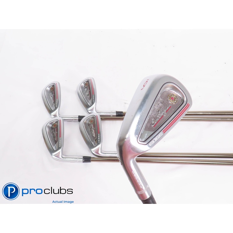 Left Handed Ben Hogan ’18 EDGE 6-PW IRON SET – Stiff Flex Graphite +1/2″ 439041