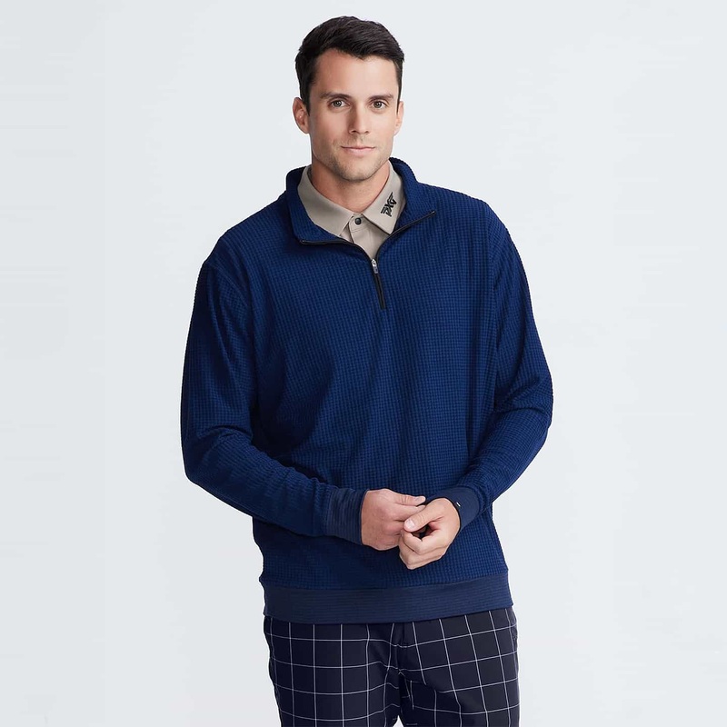 Men’s 1/4 Zip Textured Pullover