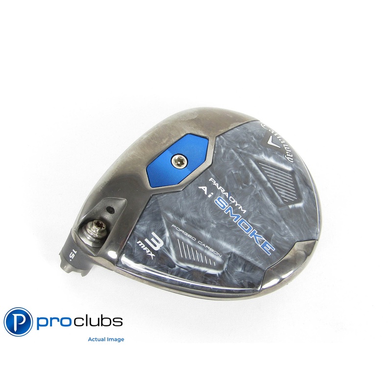 Mint! Left Handed Callaway PARADYM Ai Smoke MAX 15* 3 Wood – Head Only – 428284