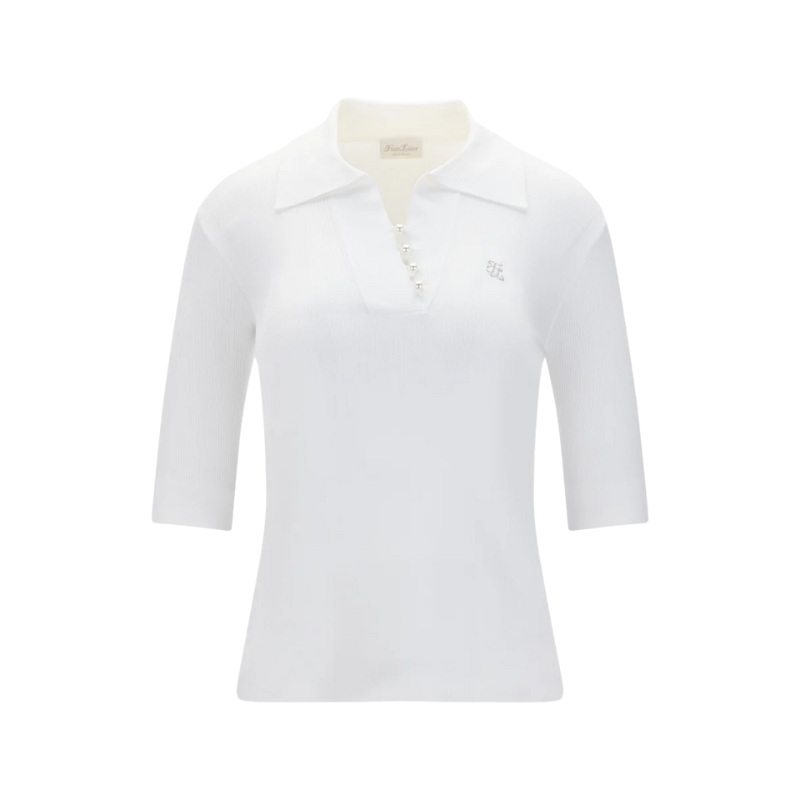 Fairliar Women Open Collar Knit