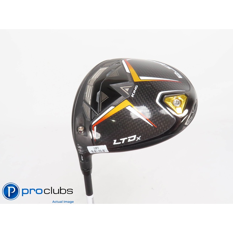 Left Handed COBRA LTDx 10.5* DRIVER Blk/Gld – Cypher Fifty Stiff Flex – 410554