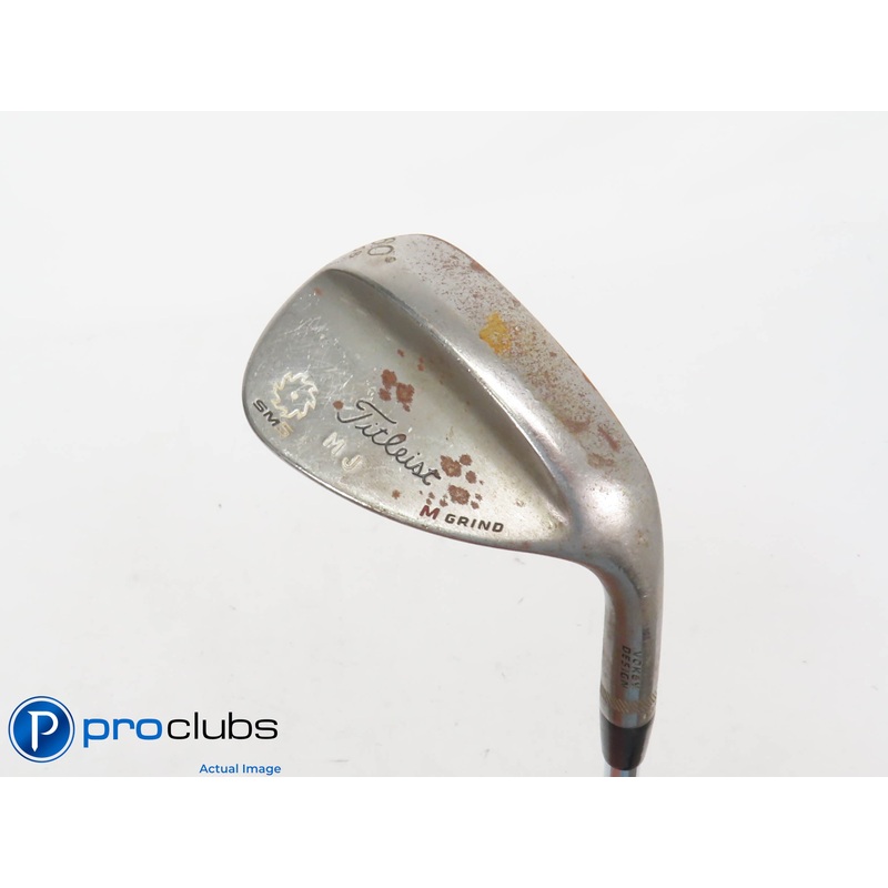 Nice Tour Issue Titleist Vokey SM5 RAW 60*(8*) WEDGE M-Grind – Stiff Flex 414256