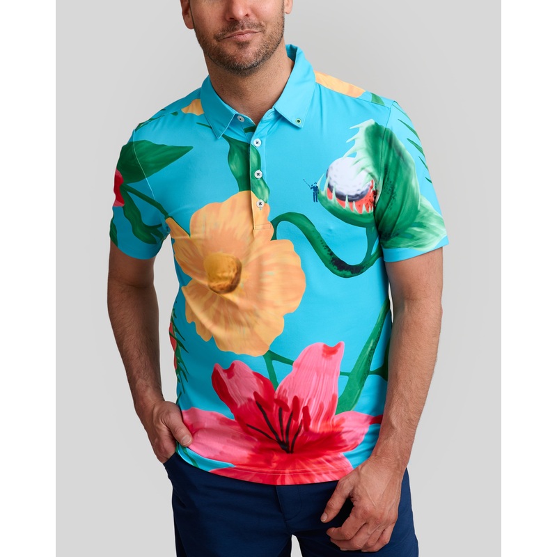 Big Shop of Florals Men’s Polo