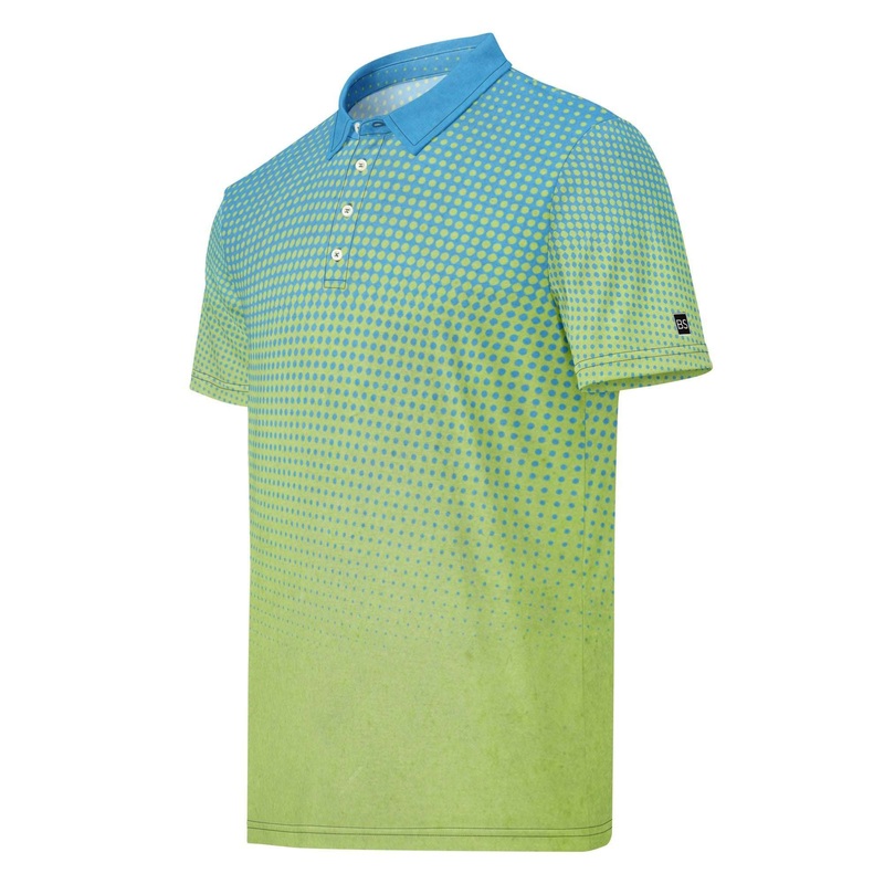 Black Square Golf PDG Mens Slim Fit Golf Polo
