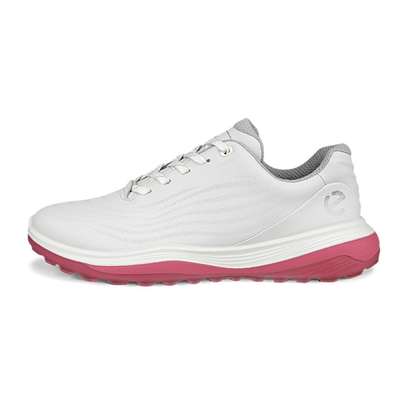 Ecco LT1 Ladies Golf Shoes – White/Bubblegum