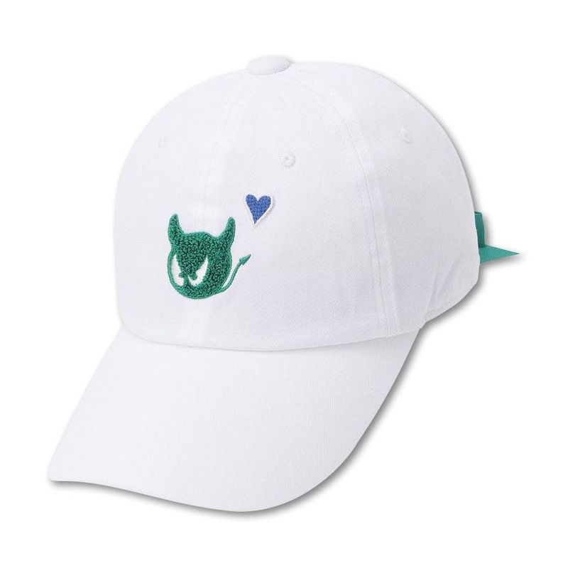 WAAC Waacky Point Ribbon Golf Cap White – 23 Women