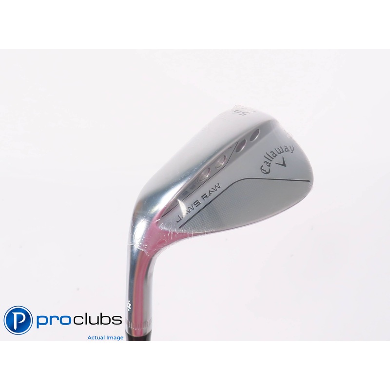 New! Left Handed Callaway Jaws Raw W-Grind 56*(12*) Wedge -Elevate X-Flex 447638