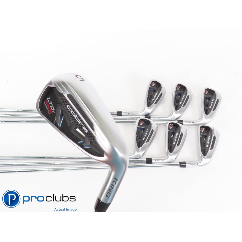 Nice Cobra KING LTDx ONE Length 5-PW,GW IRON SET – KBS Stiff Flex Steel 448421