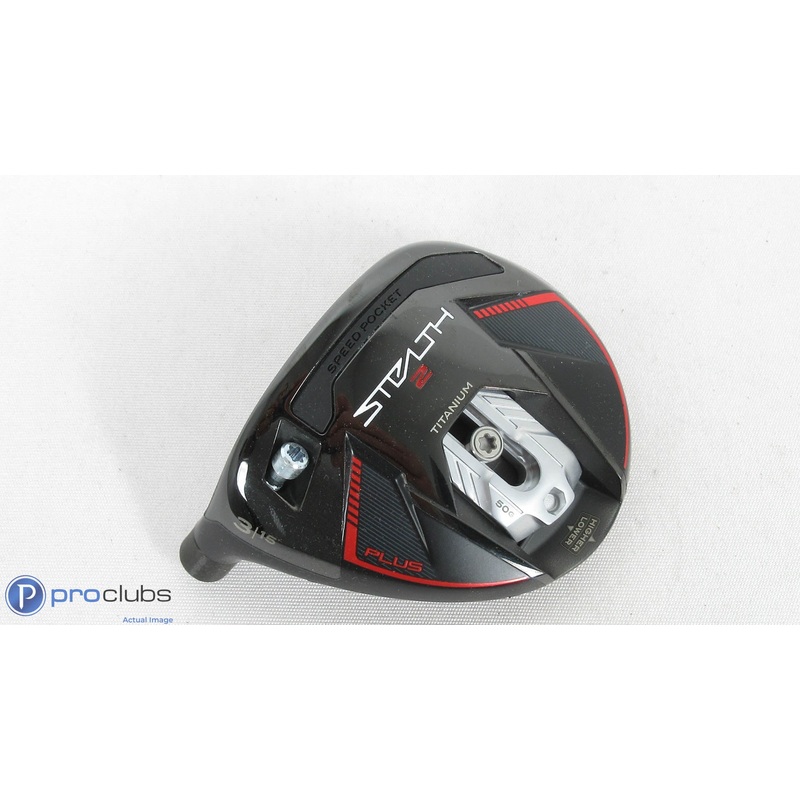 Nice! Left Handed TaylorMade Stealth-2 Plus 15* – 3 Wood – Head Only – 386510