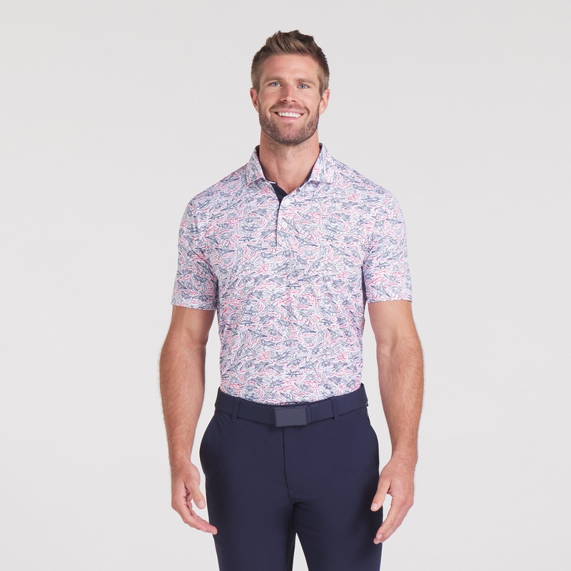 Volition Jet Lines Golf Polo