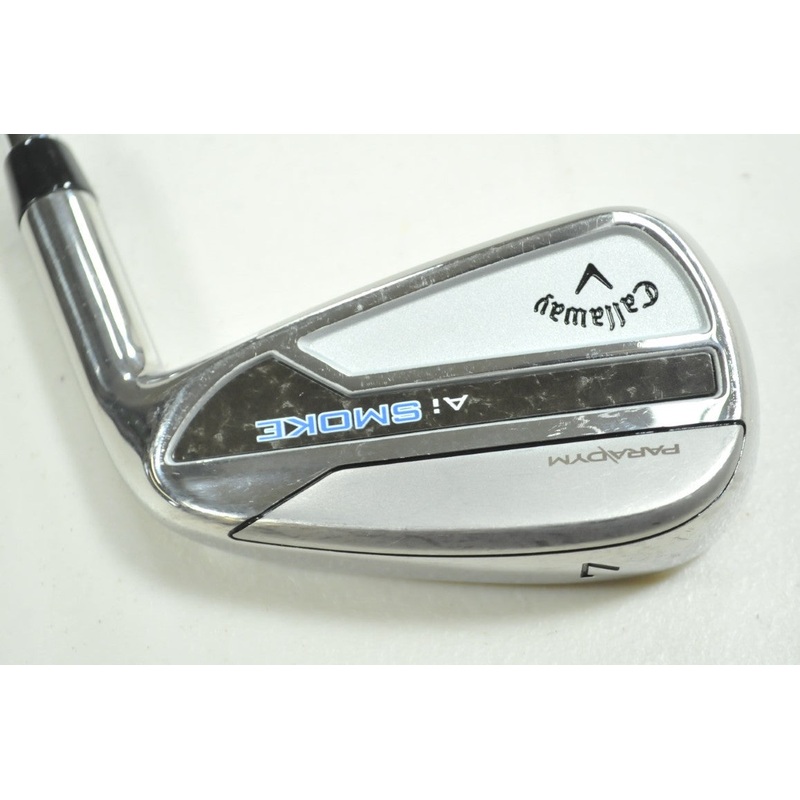 Callaway Paradym Ai Smoke Single 7 Iron Stiff Flex RH Elevate MPH Steel # 192562