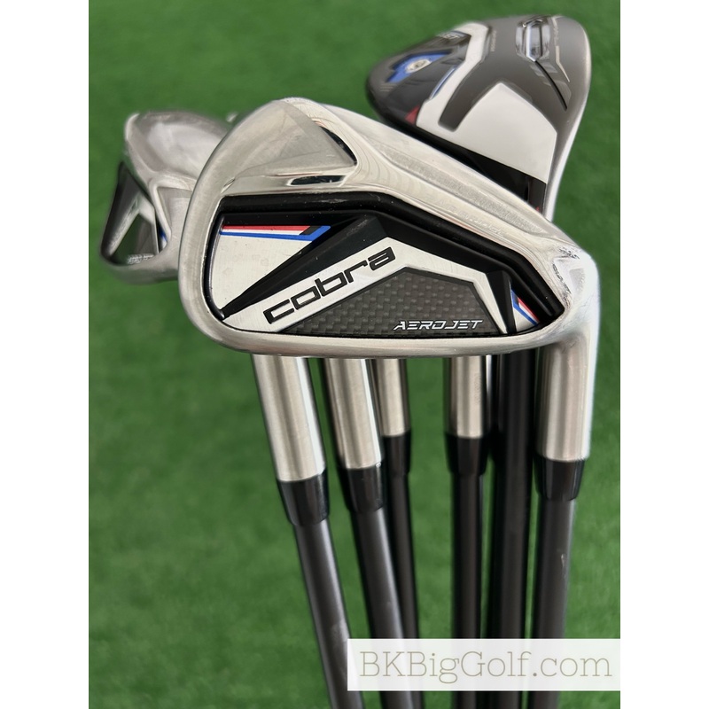 Cobra King Aerojet Hybrid Iron Set 5h-G / KBS PGI 65 A Flex Senior Graphite