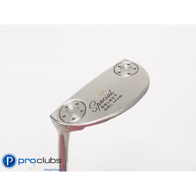 Left Handed Scotty Cameron 2020 Special Select Del Mar 33.5″ Putter #447887