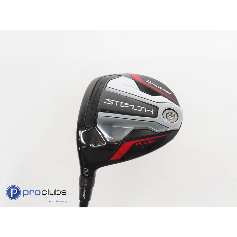 Left Handed TaylorMade Stealth PLUS+ 15* 3 Wood – HZRDUS RDX 65g Regular 371884