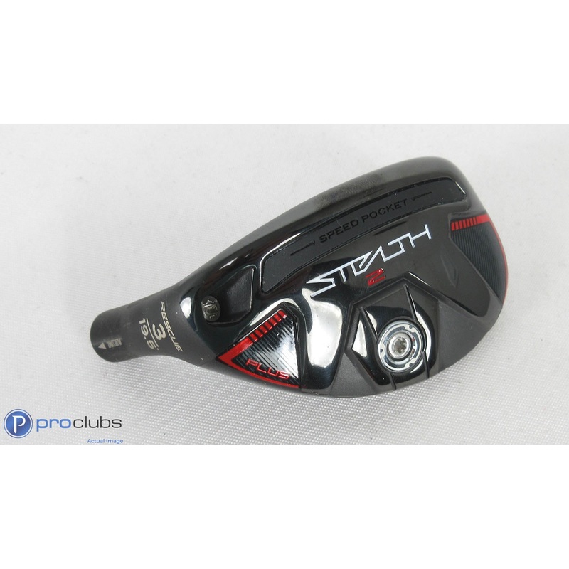 Left Handed TaylorMade Stealth2 Plus Rescue 19.5* 3 Hybrid – Head Only- 383728