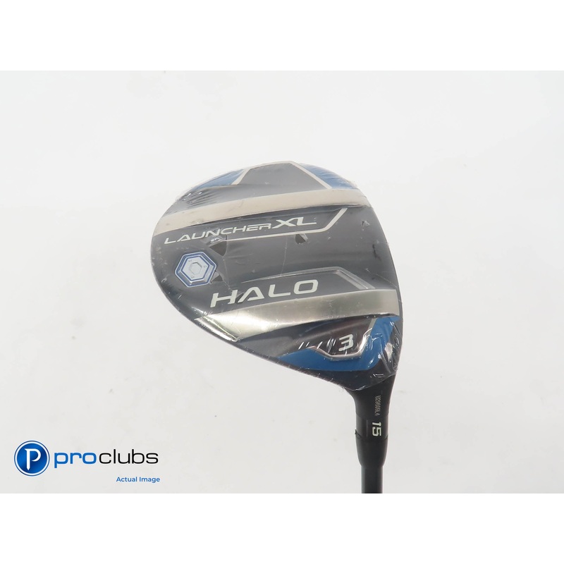 New! Ladies Cleveland Launcher XL Halo 15* 3 Wood – Accra iWood Ladies – 395535