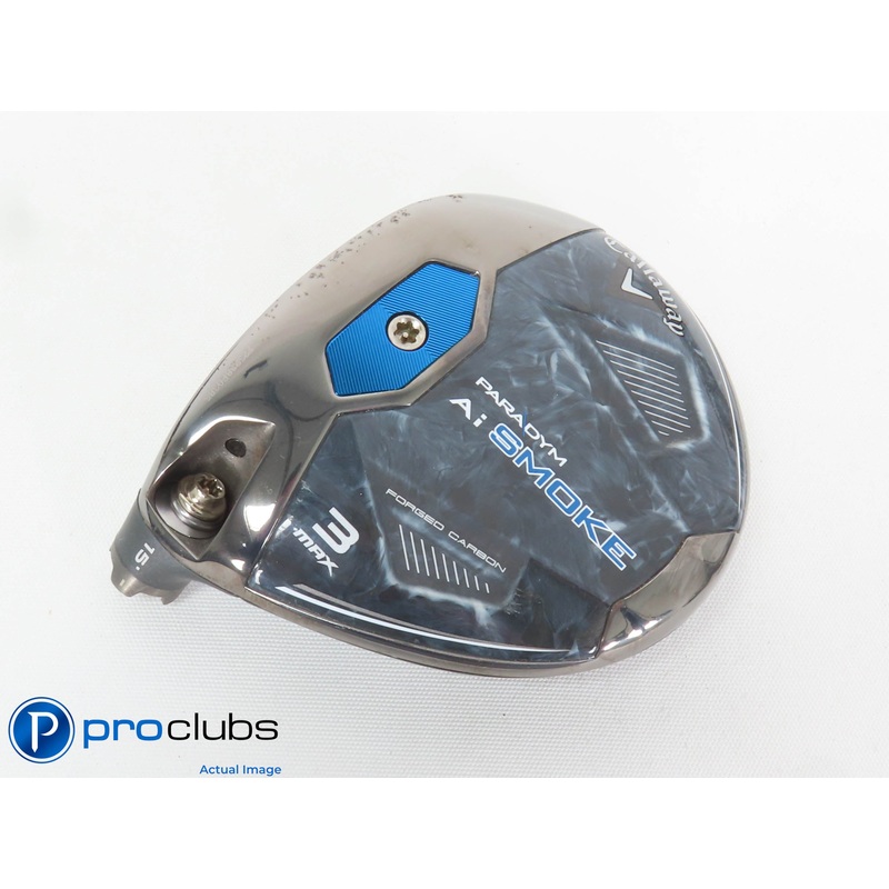 Excellent! Left Handed Callaway PARADYM Ai Smoke MAX 15* 3 Wood – Head – 432310